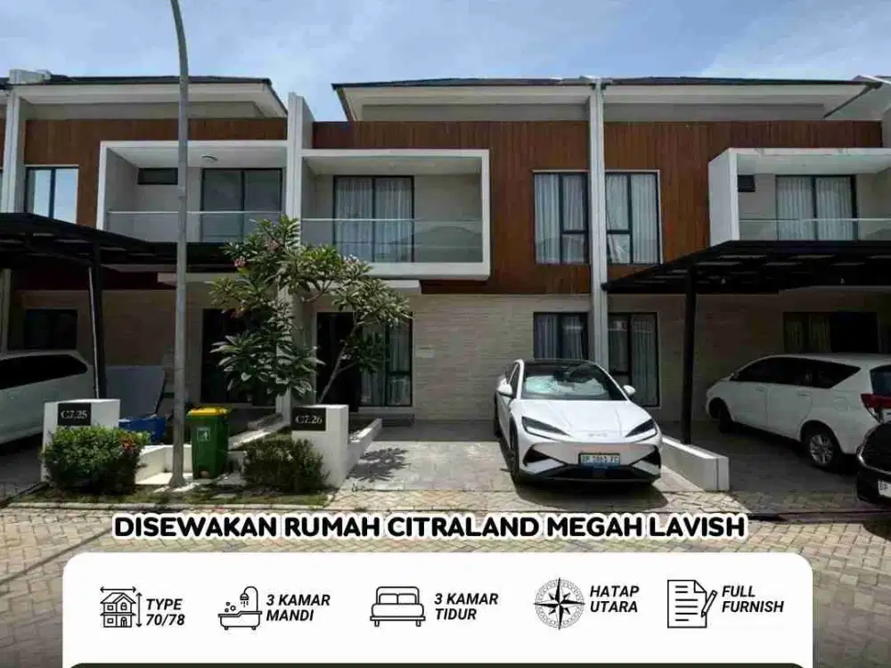 Disewa cepat Rumah Lavish batam center citraland megah