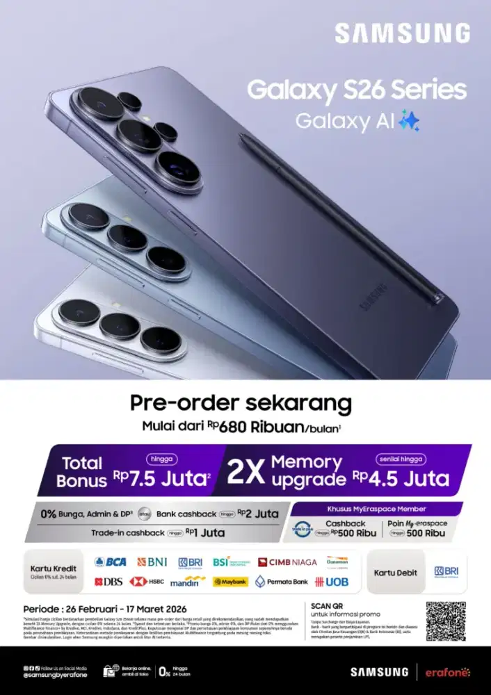 PRE-ORDER SAMSUNG GALAXY S26 SERIES
