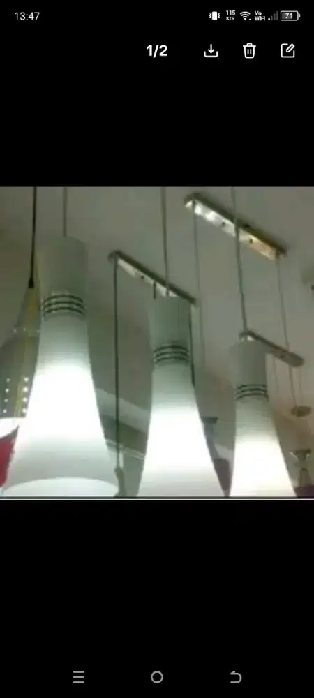 LAMPU GANTUNG MINIMALIS BAR LAMP LAMPU MEJA BAR DAPUR DINE LAMP