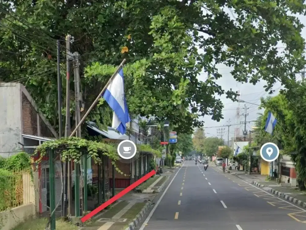 Tanah pekarangan strategis di jalan utama kota Jogja area umbulharjo