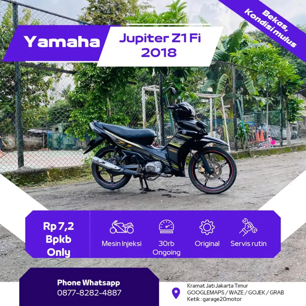 Yamaha Jupiter Z1 STNK Hilang Tahun 2018