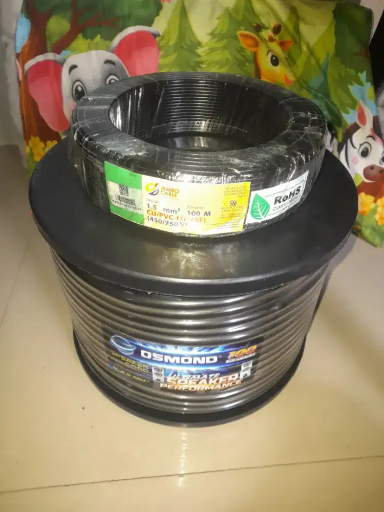 Kabel 4 x 2.5mm dan 1x 1.5mm merk Jumbo da nosmono