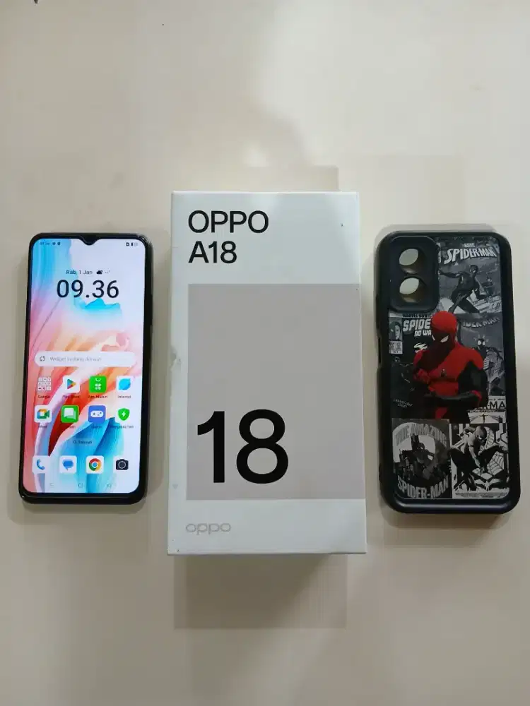 Oppo a18 4/128 fullset ori nominus