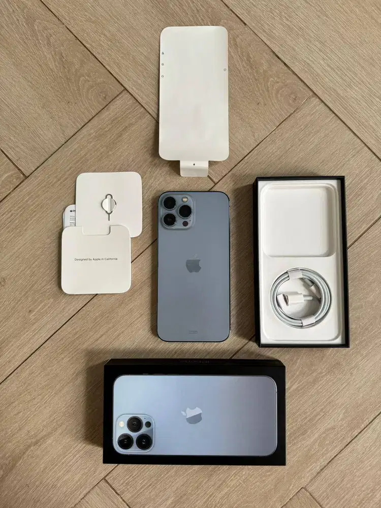 iPhone 13 Pro Max 256GB Sierra Blue – Garansi iBox – Mulus – Surabaya