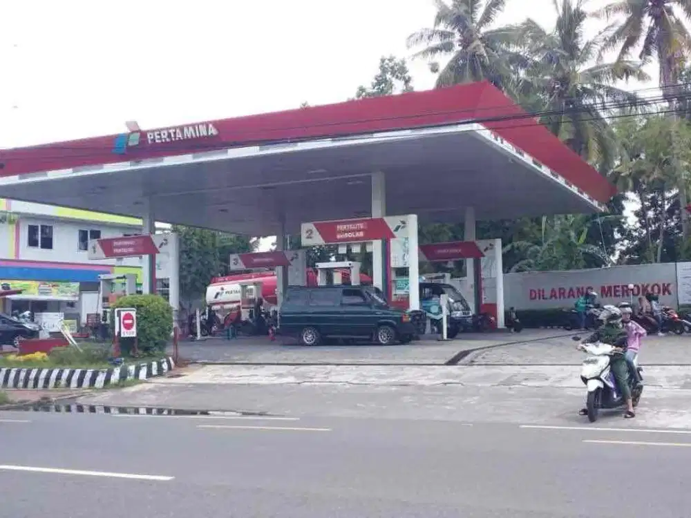 jual cepat SPBU atau Pom Bensin di jalan protokol kota jogja