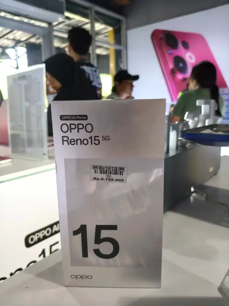 Oppo Reno 15 5G 12/256 garansi resmi 1tahun Atlantis dahsyat