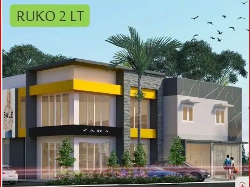 Dijual ruko 2 lantai New Green Hill 2 selangkah dari MERR Surabaya Timur