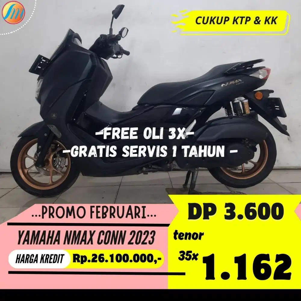 KREDIT KHUSUS DATA BI CHECKING DP 3,6JT ANGSURAN RINGAN NMAX CONN 2023