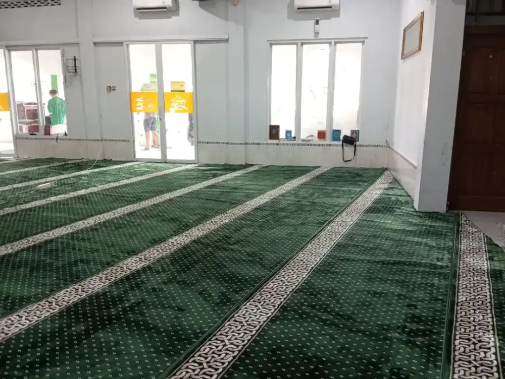 Tersedia Karpet sajadah Masjid import pembelian menyesuaikan kebutuhan