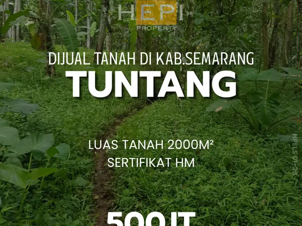 Dijual Tanah di Tuntang Kab.Semarang