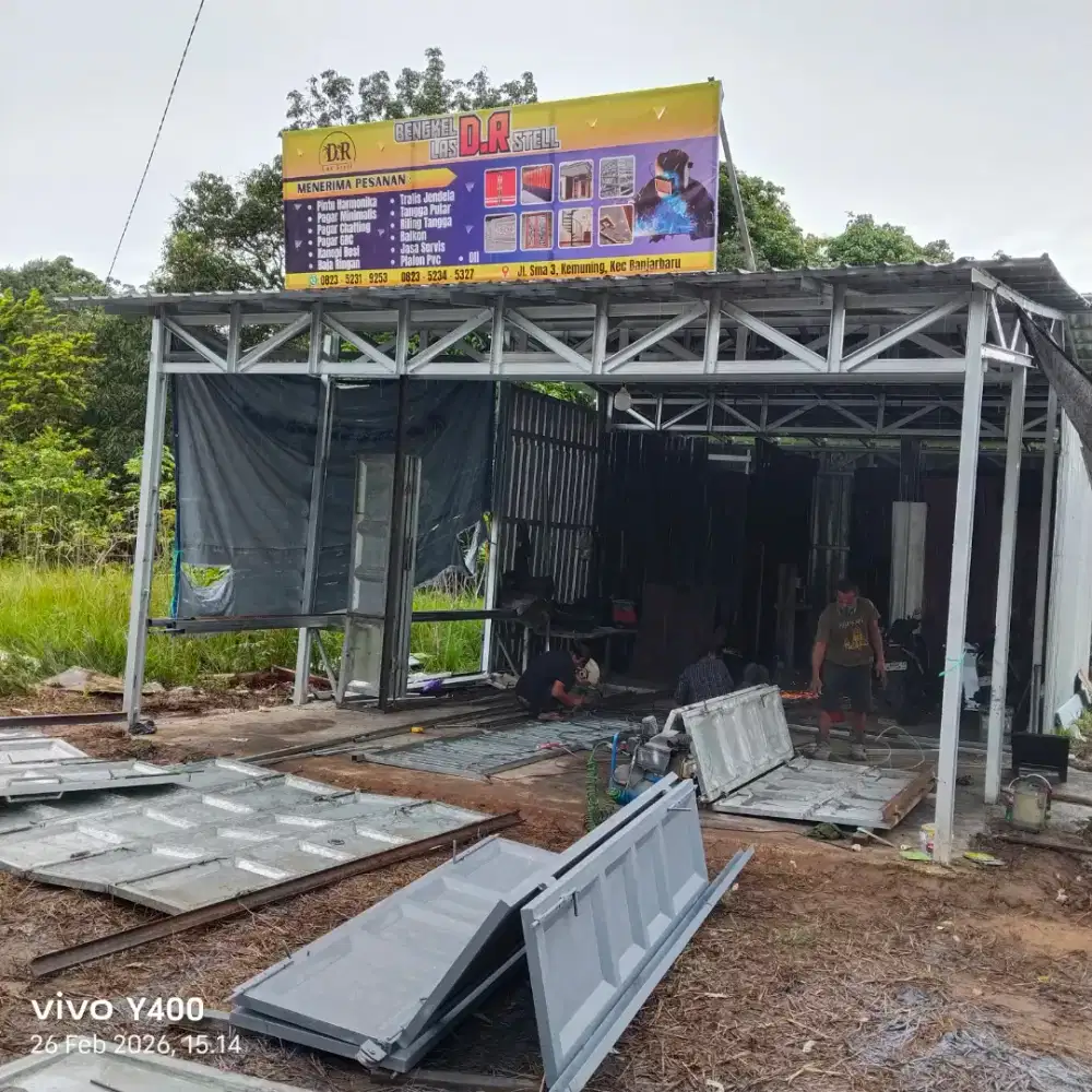 bengkel las: menerima pesanan pagar kanopi tralis jendela