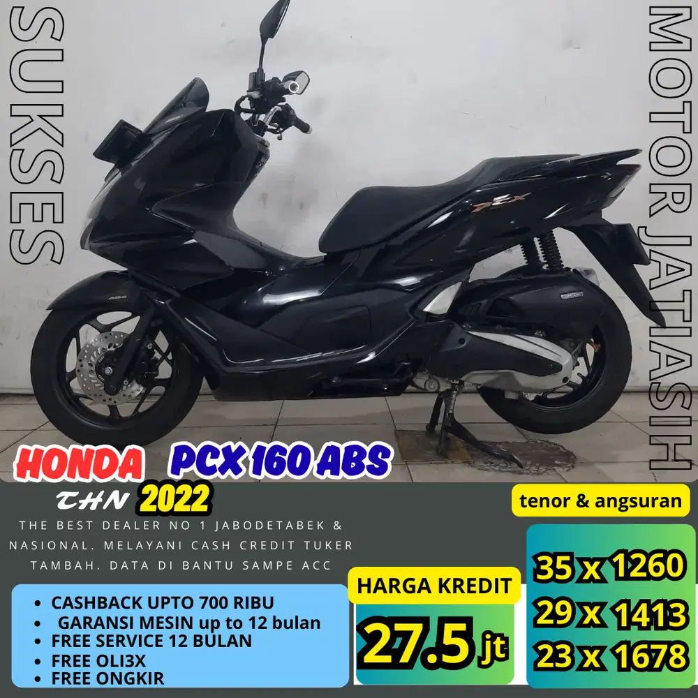 PROMO SPESIAL ANGSURAN TERMURAH PASTI ACC HONDA PCX 160 ABS 2022