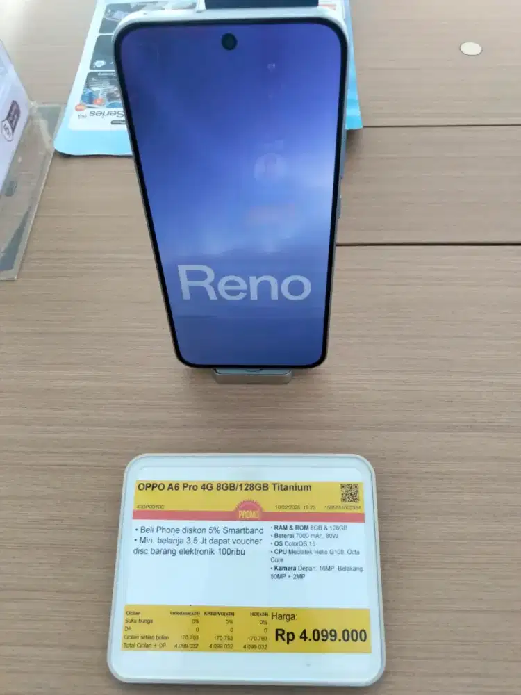 Ready HP OPPO A6Pro #BisaCicilanPakaiKREDIVOatauAVANTO