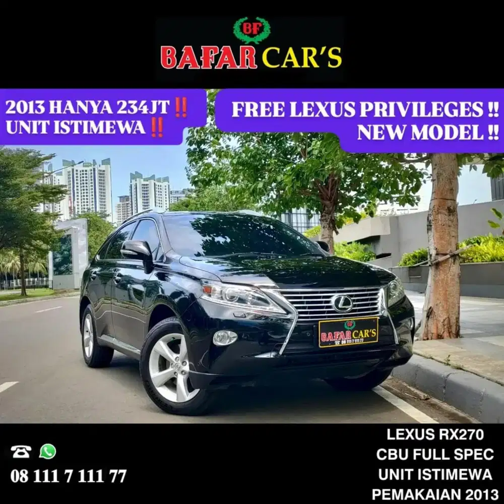 Lexus RX270 Rx 270 Bmw X3 Fortuner Pajero 2013