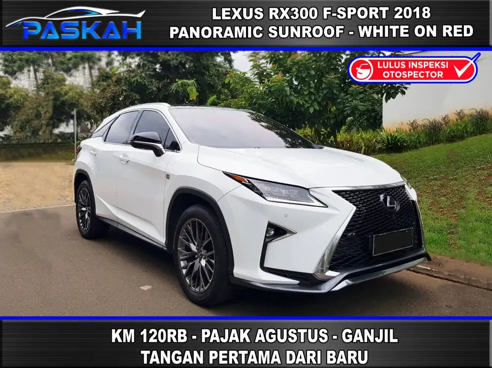NO PR BUNGA=5% TDP=70 GANJIL LEXUS RX300 FSPORT 2018 RX 300 SPORT 2018