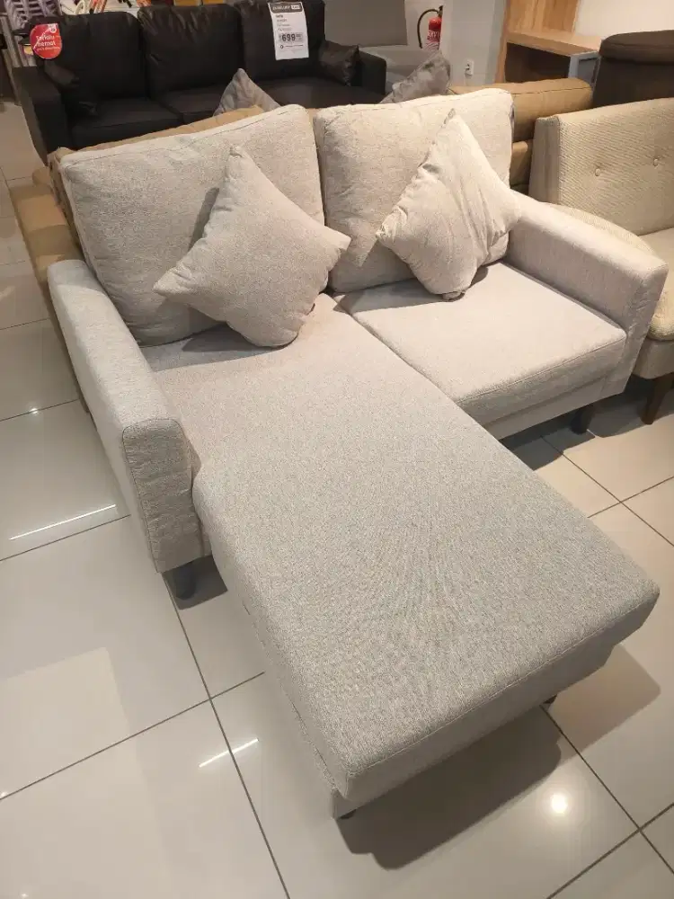 Sofa type tavor 2seater ottoman grey