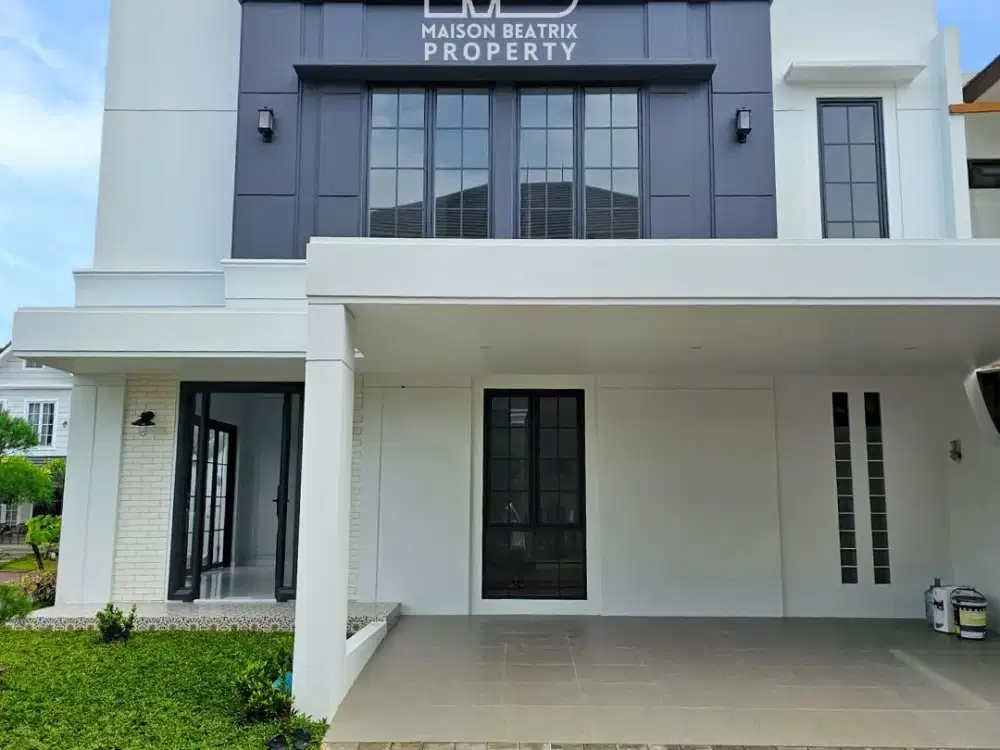 RUMAH KLASIK DENGAN SENTUHAN MODERN DI KIREINA PARK, NUSA LOKA - BSD