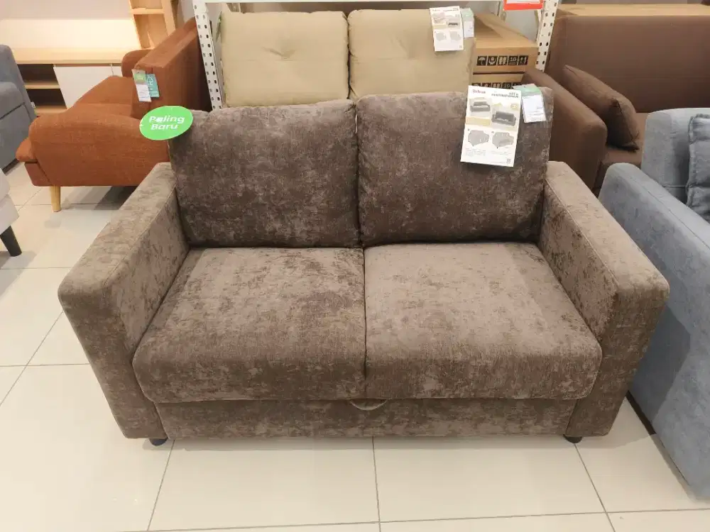 Ready sofa tadeo 2s+stage brown