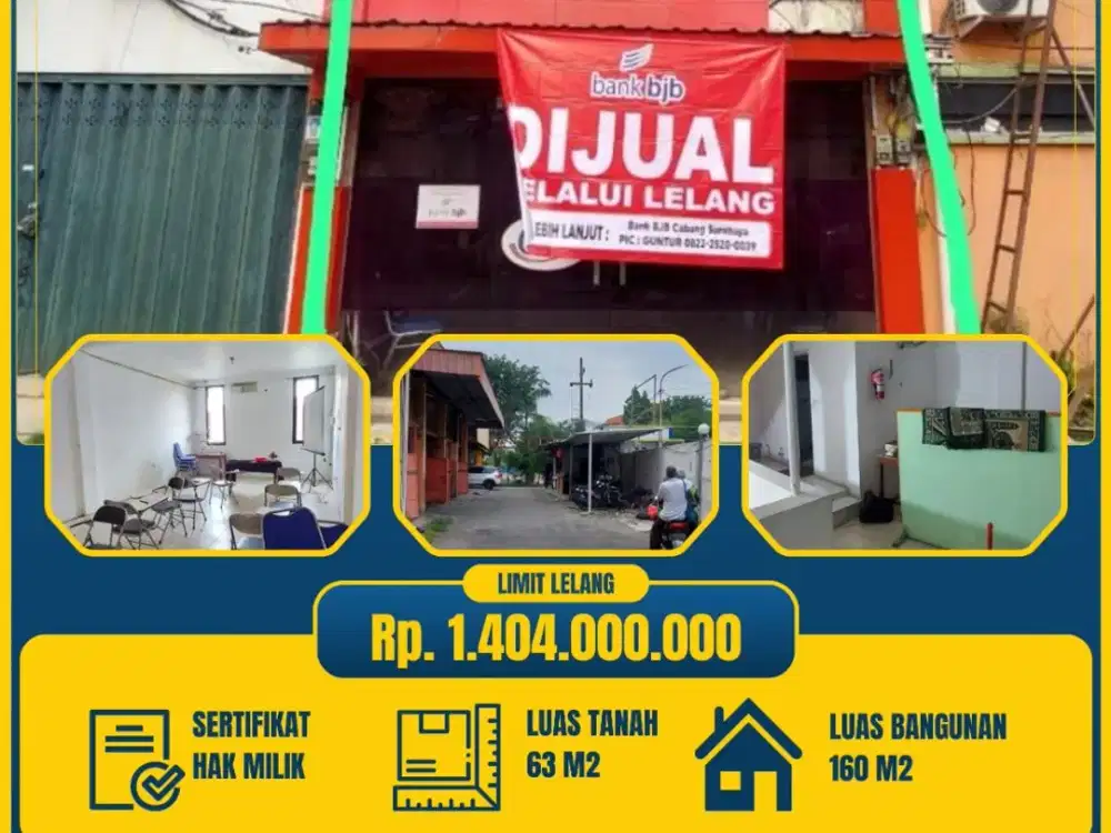 RUKO SECOND DENGAN LOKASI STRATEGIS DI GAYUNG KEBONSARI SURABAYA