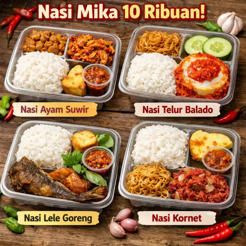 Di Cari Supplier Nasi Mika 10 ribu untuk Area Jatingaleh & Banyumanik