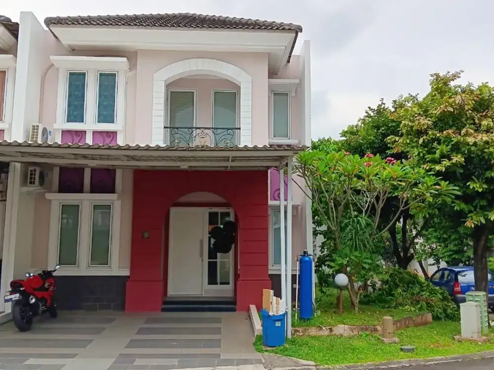 Disewakan Cluster Lavender Posisi Hoek Dengan Backyard Luas