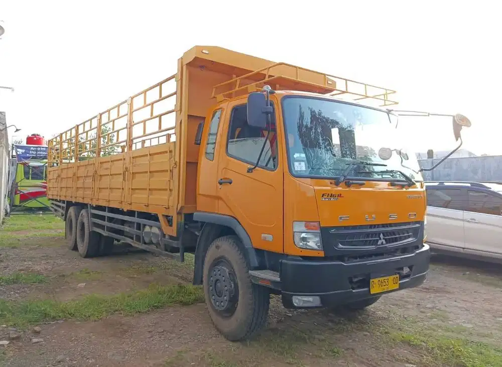 MULUS+banBARU MURAH Mitsubishi fuso tronton bak besi triway kargo 2025