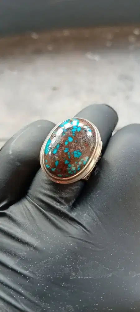 Pirus Persia lawasan ring perak