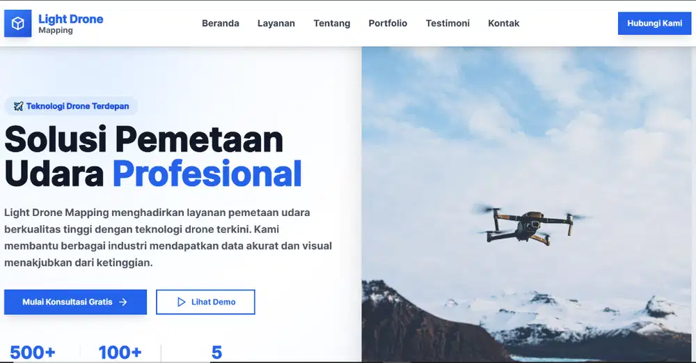 Jasa Pemetaan Wilayah 2D & 3D Orthomosaic