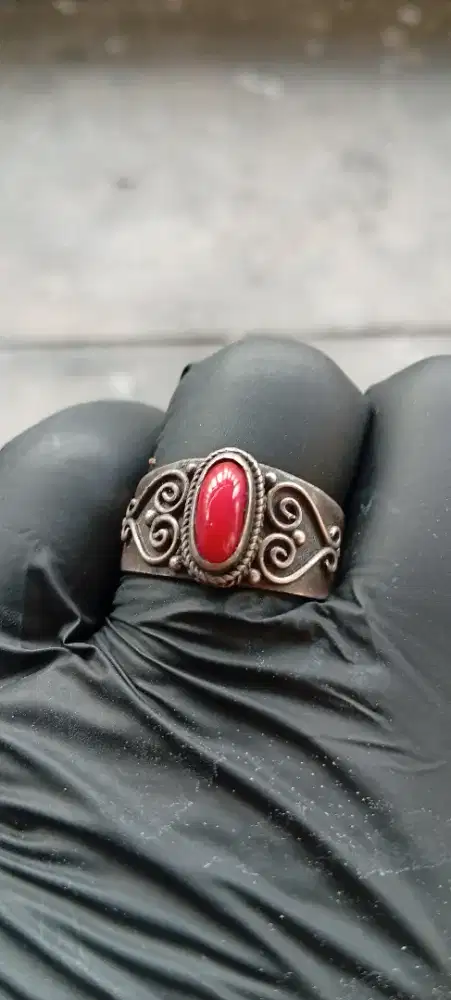 Marjan mediteranian ring perak