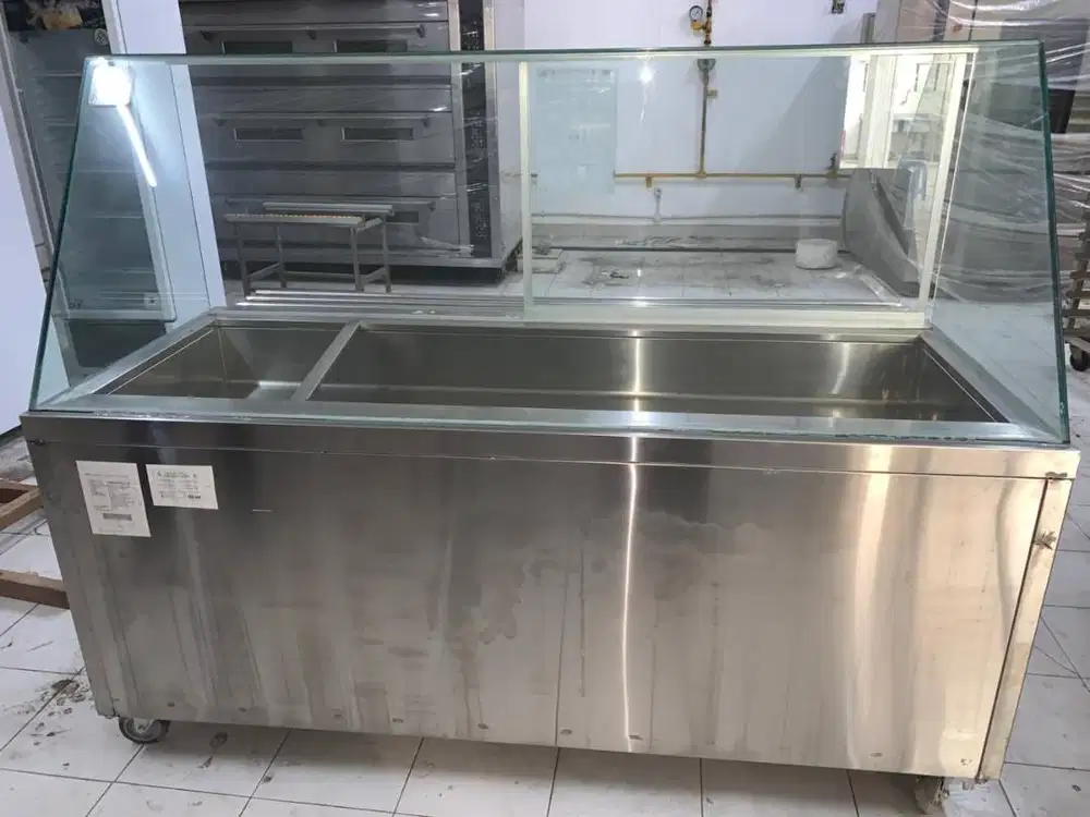 Jual Display Warmer Premium - Kaca Tempered Kuat - Solusi Bisnis Fast