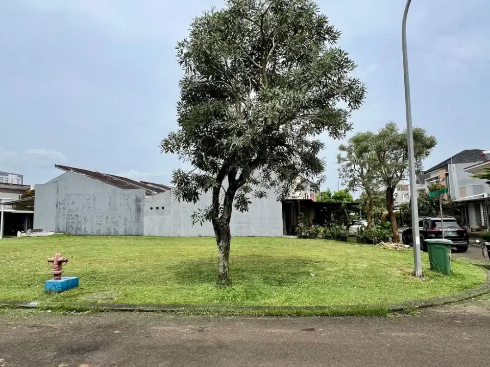 Kavling Hoek The Icon Western Cosmo BSD – LT 202 Hadap Selatan-Barat, 12,5 Jt/m² Nego