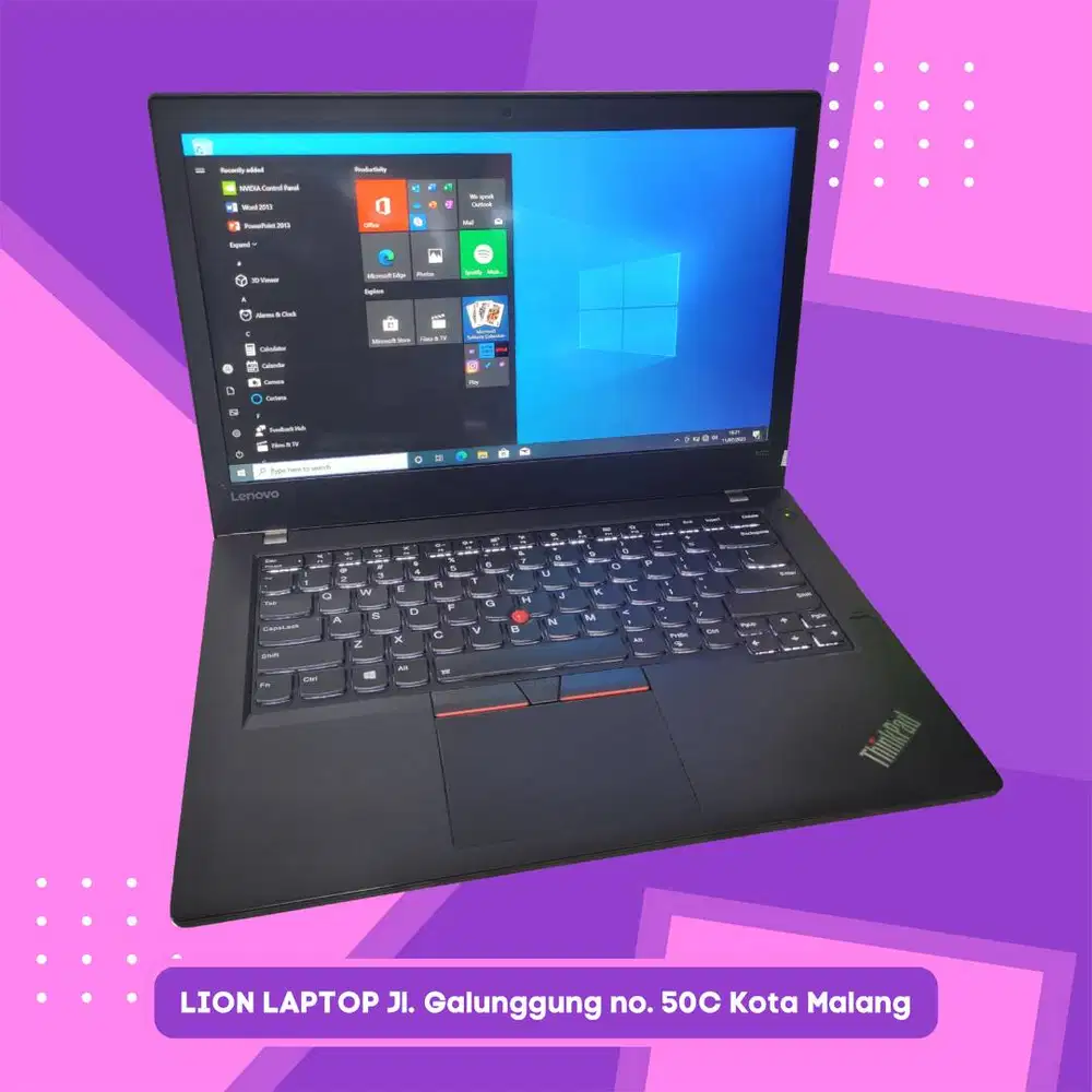 RAM 8GB SSD 256GB i5 Touchscreen Lenovo Thinkpad T470 [26|02]