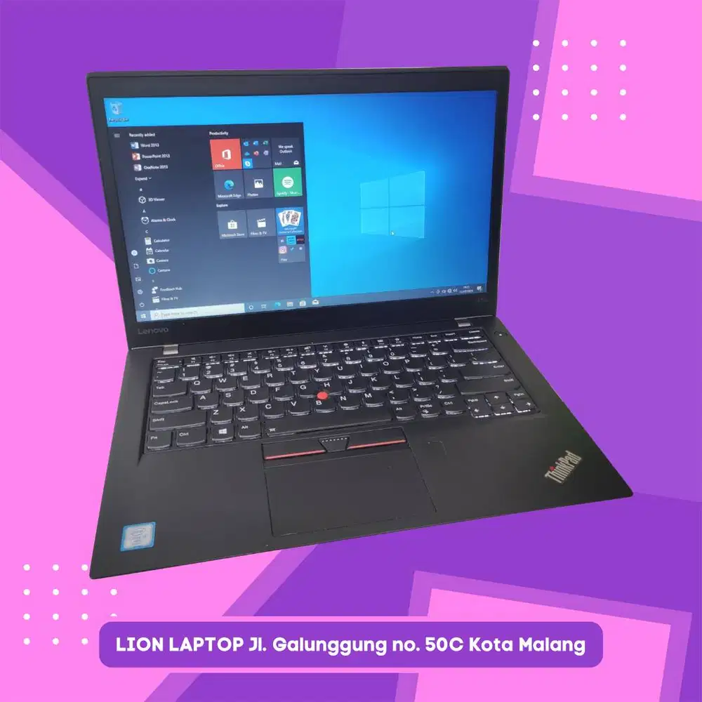 RAM 8GB SSD 256GB Core i7 SLIM Lenovo Thinkpad T470s [26|02]