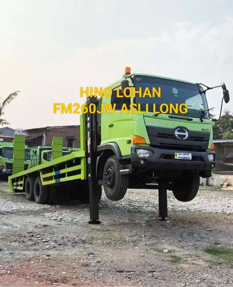 HINO LOHAN FM260JW ASLI LONG SELF LOADER 6X4 TRONTON ISTIMEWA SEKALI