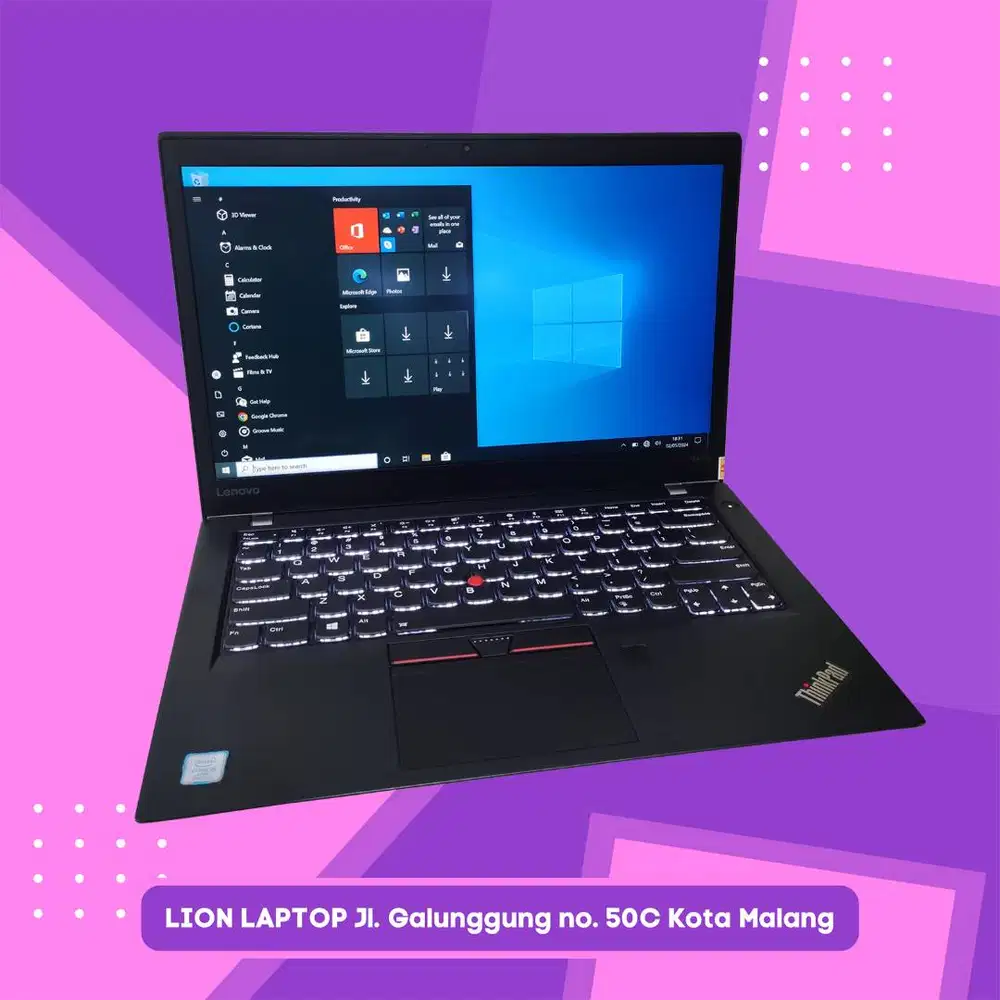 Core i5 Gen 7 RAM 8GB SLIM TOUCHSCREEN Lenovo Thinkpad T470s [26|02]