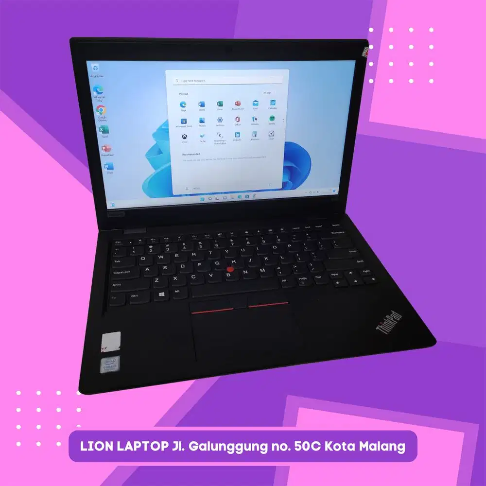 Core i5 Gen 8 RAM 8GB SSD 256GB Lenovo Thinkpad L390 [26|02]