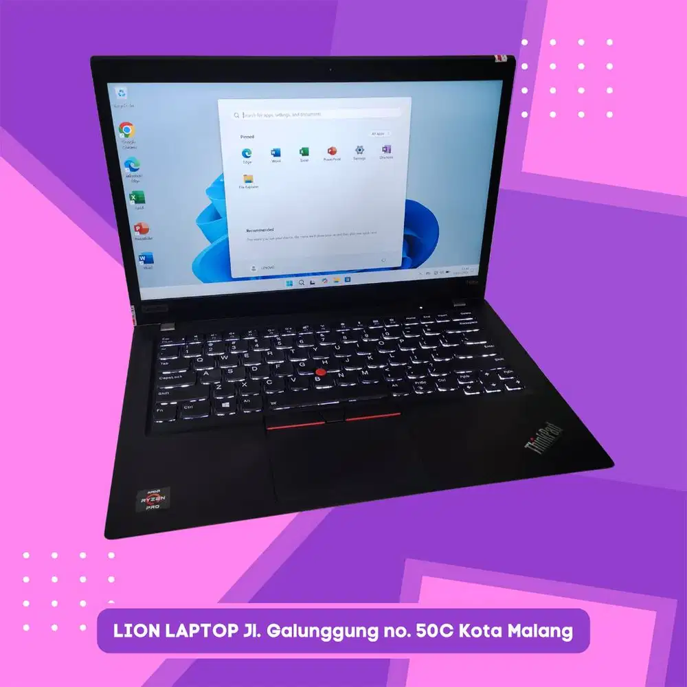 AMD Ryzen 5 PRO 3.7Ghz 8/256 VGA 2GB Lenovo Thinkpad T495s [26|02]