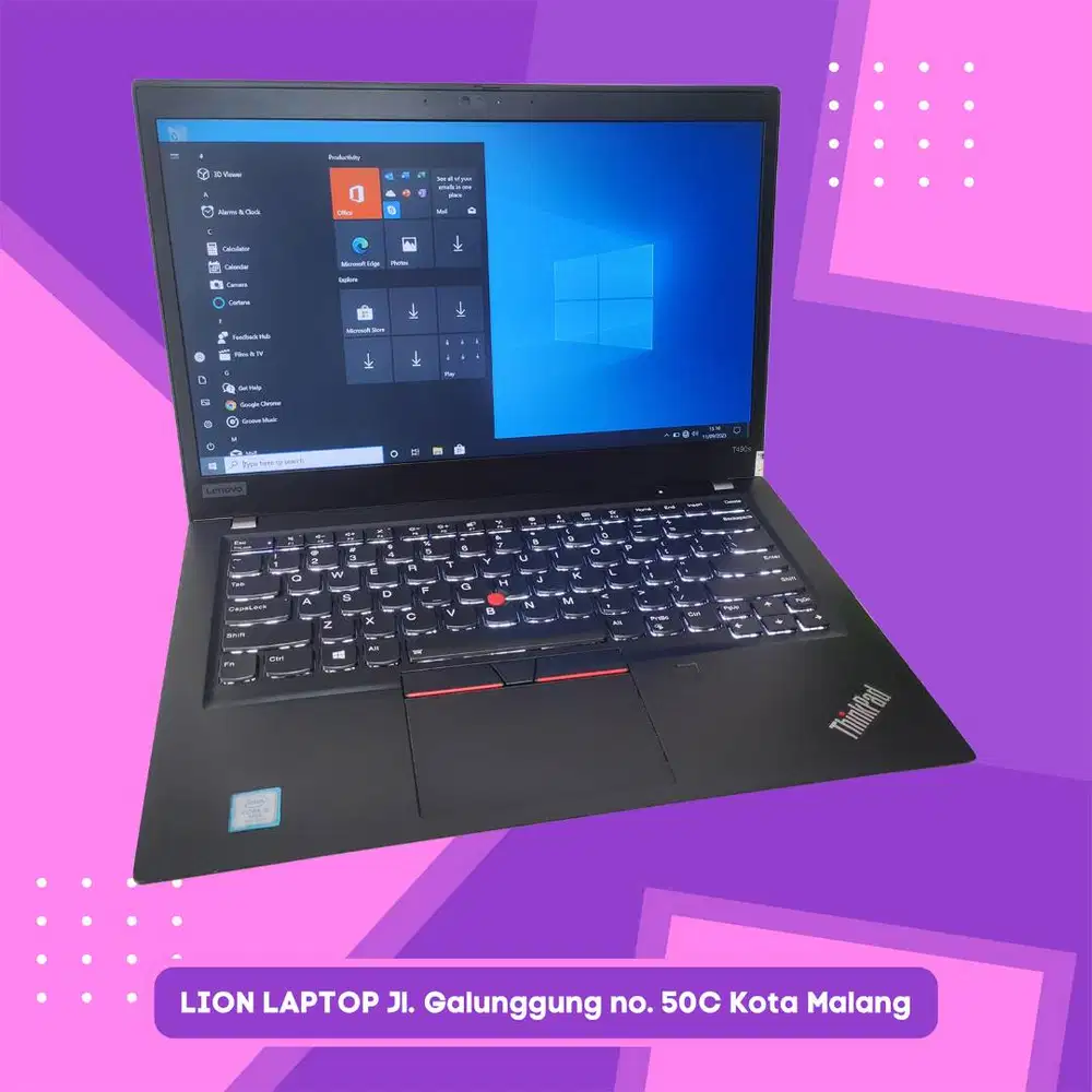 RAM 16GB SSD 512GB Core i5 Slim Lenovo Thinkpad T490s [26|02]