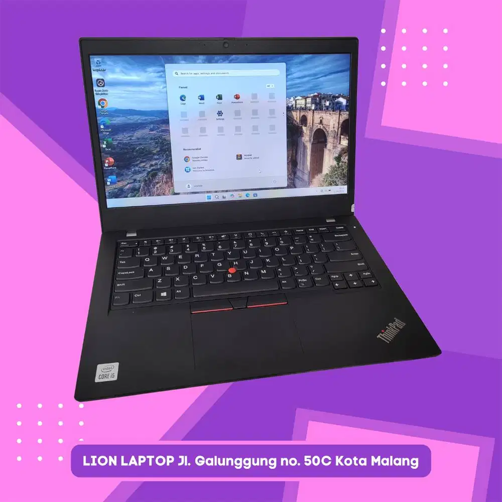i5 Gen 10 Murah RAM 8GB SSD 256GB Lenovo Thinkpad L14 [26|02]
