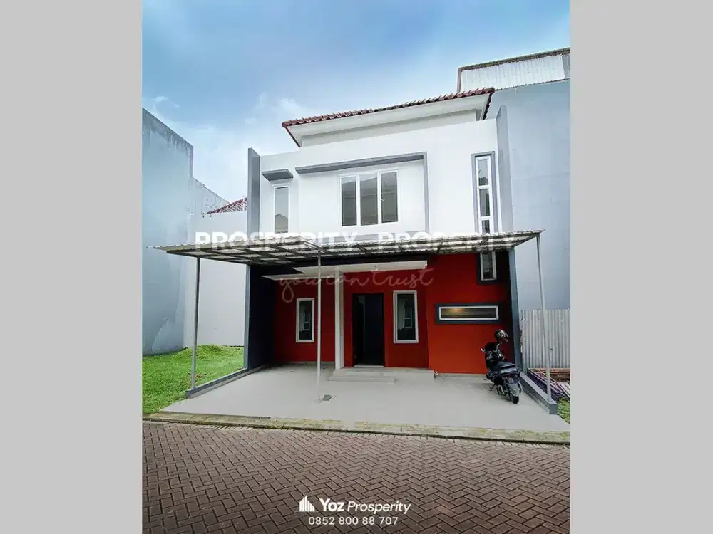 Rumah Brand New 2 Lantai Bangunan Mandiri di Cluster Atlanta Paramount Gading Serpong Selangkah ke Mall SMS dan akses Jalan Legok