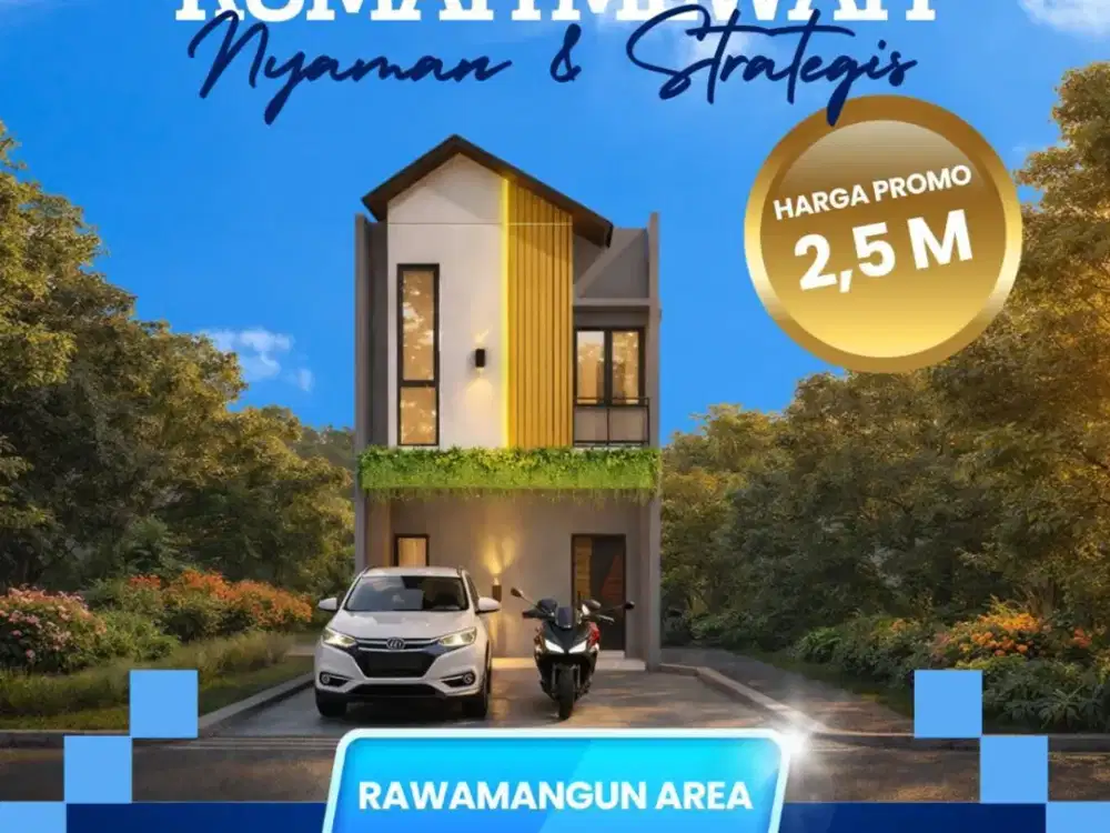 Dijual Rumah Baru Pisangan Pulo Gadung Jaktim, Dekat Kampus UNJ Nego