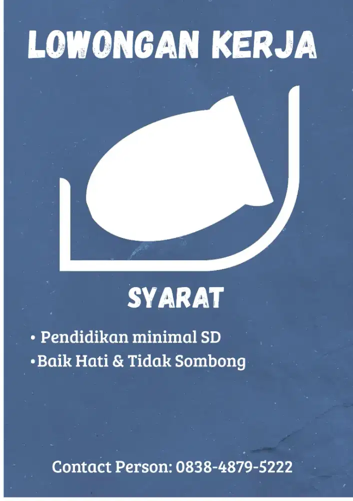 Lowongan barista 1,5jt plus komisi dari omset penjualan