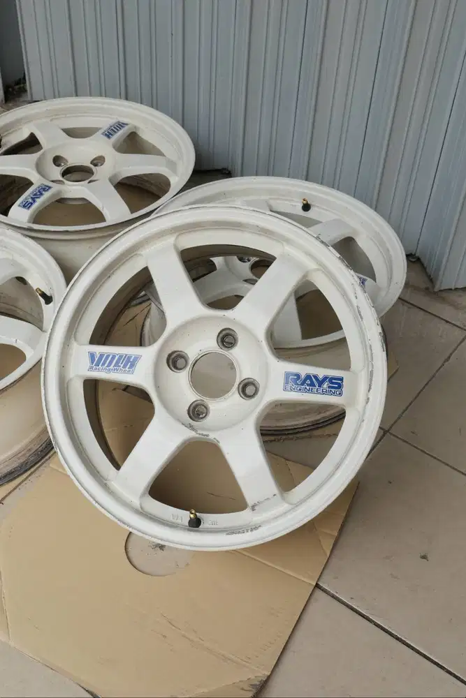 [ORI JAPAN] Velg Rays TE37 R16 4x100 Lebar7 ET42