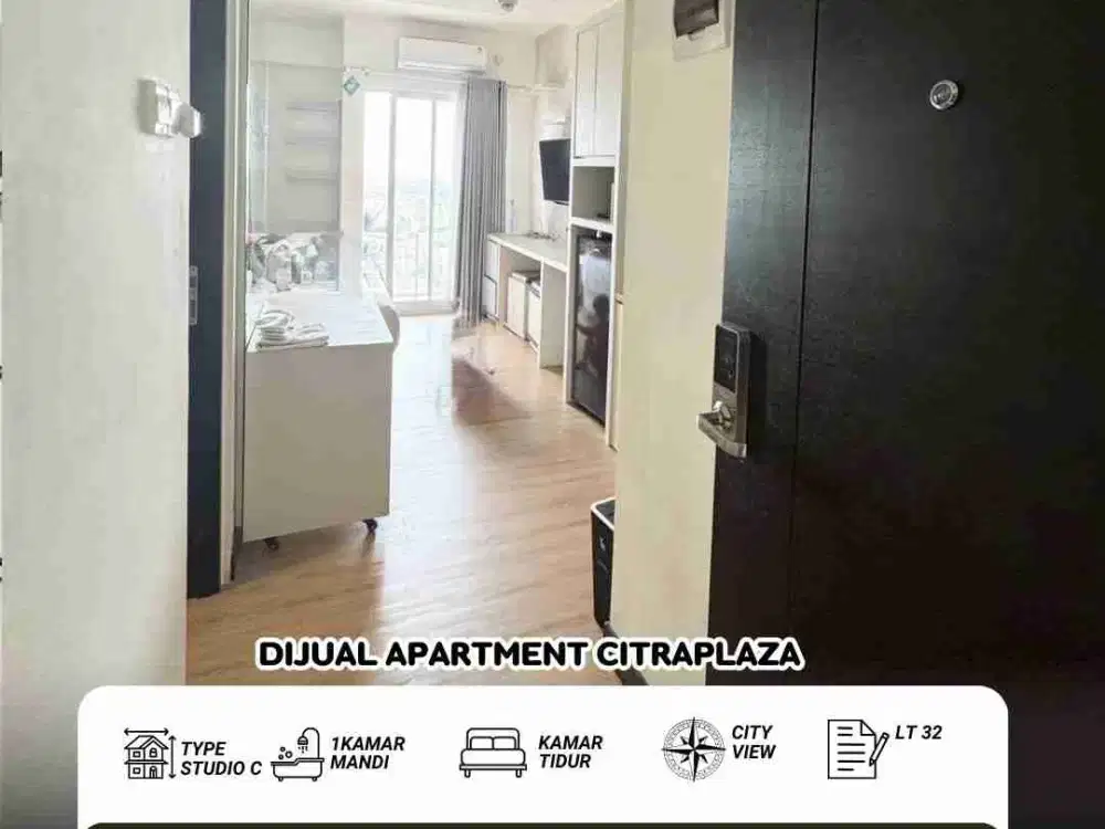 Dijual cepat Apartement Citra plaza nagoya full furnish