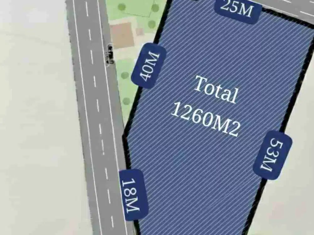dijual tanah / gudang industri 1260 m2 ,5 menit ke PIK  lokasi strategia dan toll jorr kontainer 40 ft