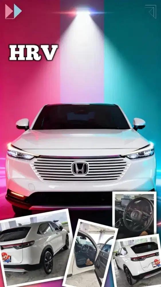MOBIL HRV SE A/T PUTIH 2023 LOW KM SPECIAL KONDISI SIAP LEBARAN