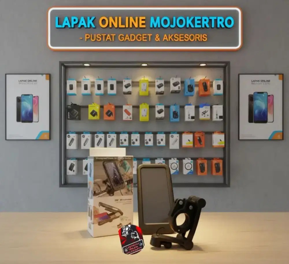 HOLDER SEPEDA / MOTOR WATERPROOF DUDUKAN HANDPHONE