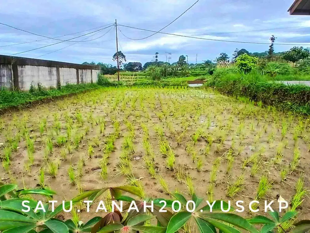 Dijual tanah pinggir jalan lokasi strategis dekat kota view keren.