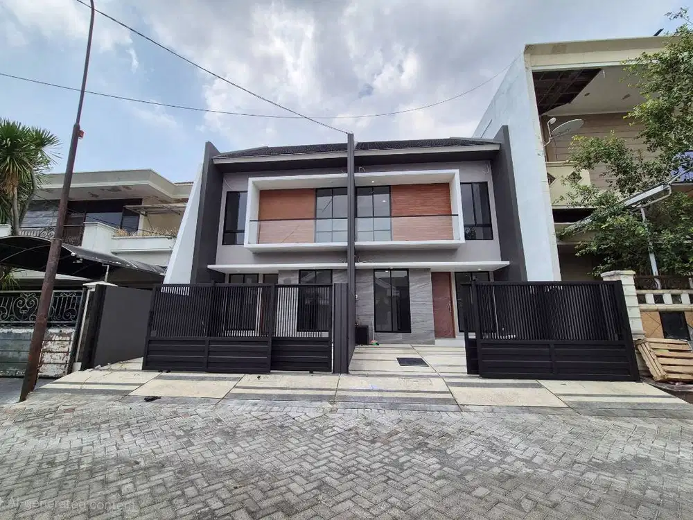 Rumah Baru Manyar Kertoadi Lebar 6 dekat Galaxy Mall