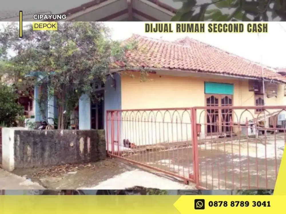 Jual Cash Rumah LT200 dkt Stasiun KA Depok di Jl Gandaria 1 Cipayung